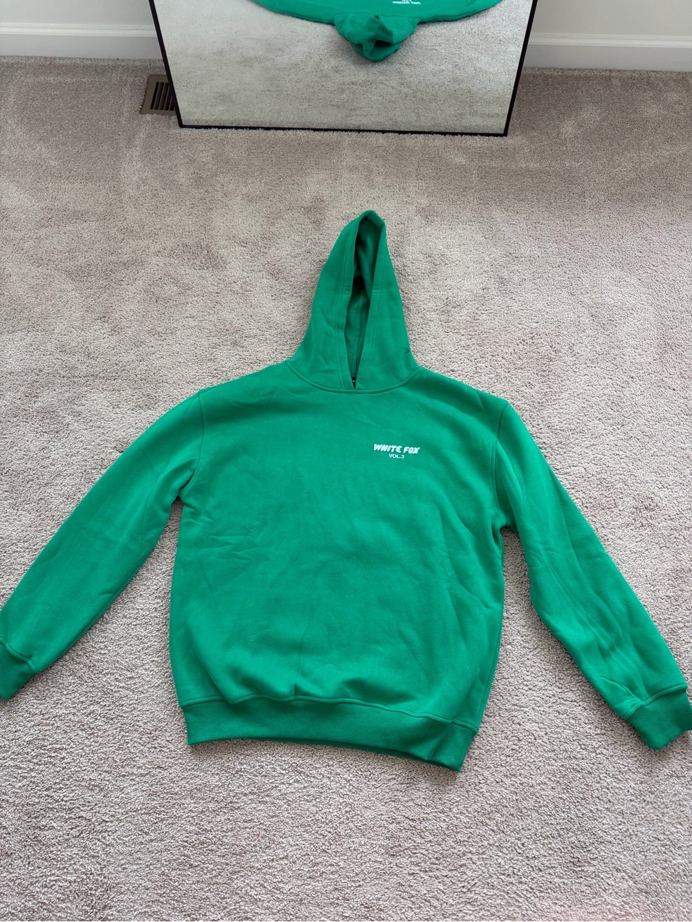 White Fox Boutique Green Women's Hoodie Sweatshirt